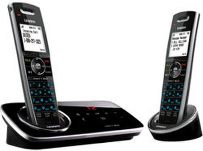 Uniden D2280-2 DECT Anrufer-Identifikation Schwarz Telefon