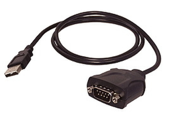 Siig ID-SC0211-S1 USB RS-232 Черный кабельный разъем/переходник