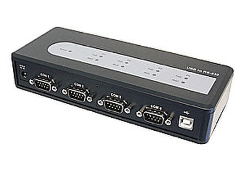 Siig ID-SC0711-S1 480Мбит/с Черный хаб-разветвитель