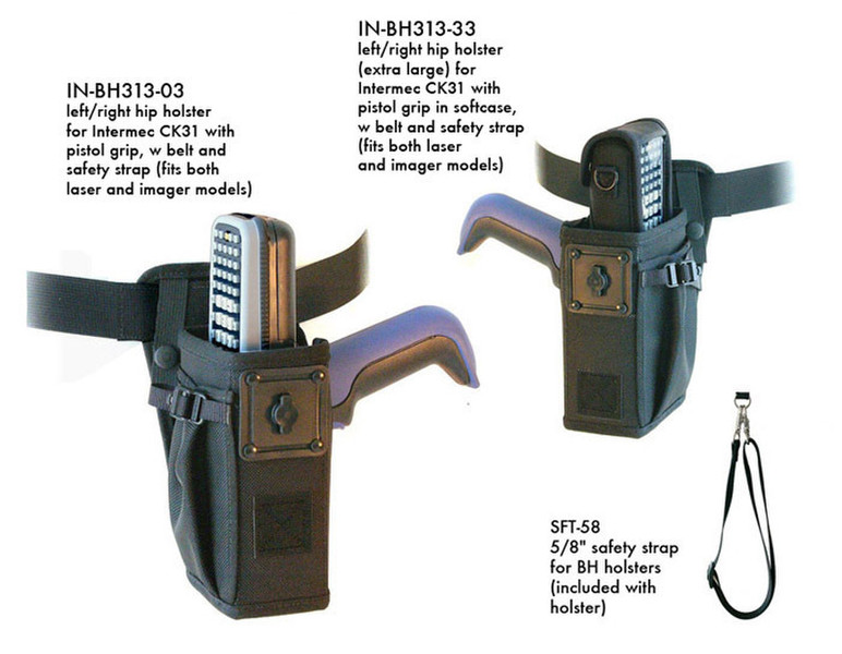 Intermec IN-BH313-03 Handheld computer holster Black peripheral device case