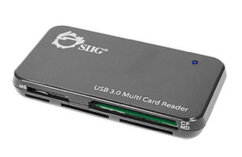 Siig JU-MR0712-S1 USB 2.0 Черный устройство для чтения карт флэш-памяти