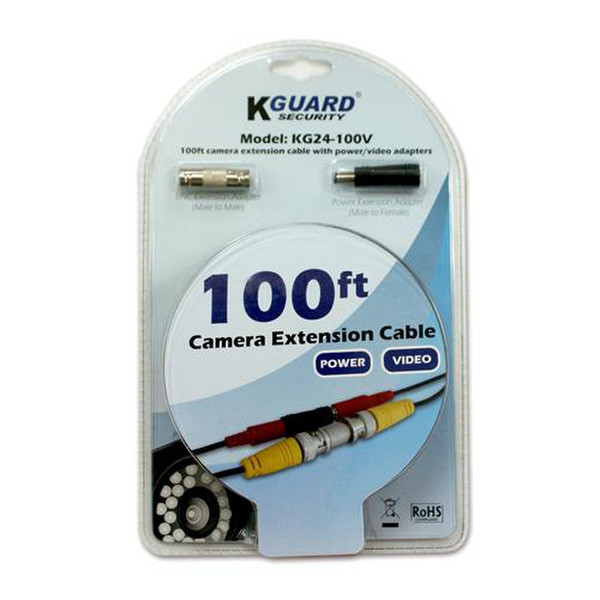 KWorld KG24-100V 100m Black coaxial cable