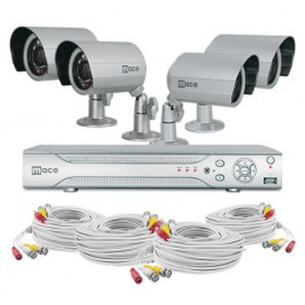 Mace View System Kit Silber Digitaler Videorekorder (DVR)