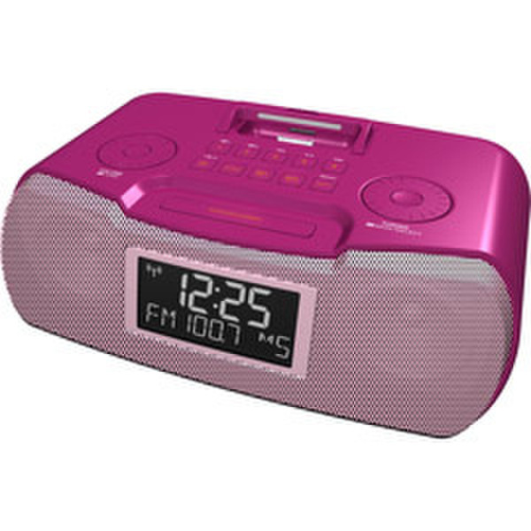 Sangean RCR-10 Uhr Digital Pink Radio