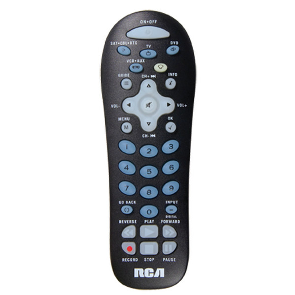 Audiovox RCR412BN press buttons Black remote control