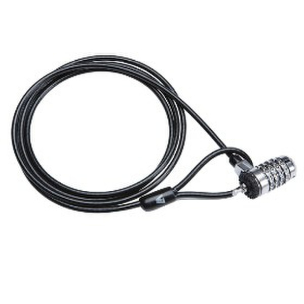 V7 SLC500-8N 1.5м Черный, Cеребряный кабельный замок