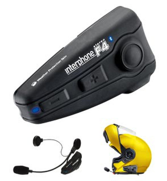 BlueAnt F4 Monophon Ohrbügel Schwarz Headset