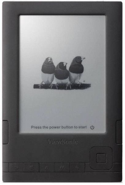 Viewsonic VEB625 6" Сенсорный экран 2ГБ Wi-Fi Черный электронная книга