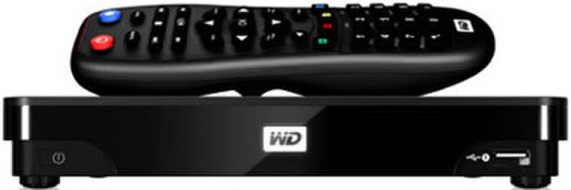 Western Digital WD TV Live Hub 1TB 1000GB Schwarz Digitaler Mediaplayer