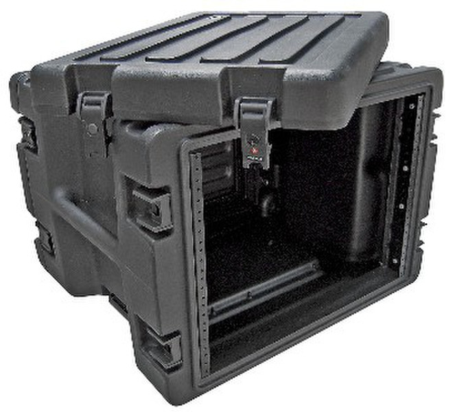 SKB 8U Roto Rolling Rack Trolley case Black