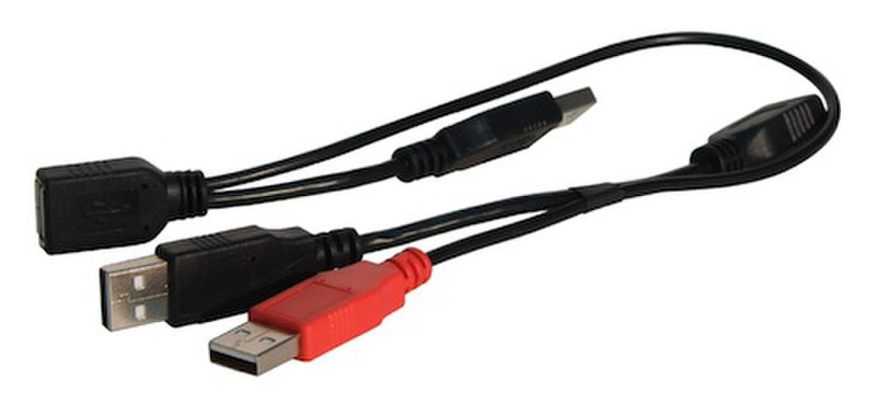 Wiebetech 30080-0100-0000 USB A USB A Schwarz USB Kabel