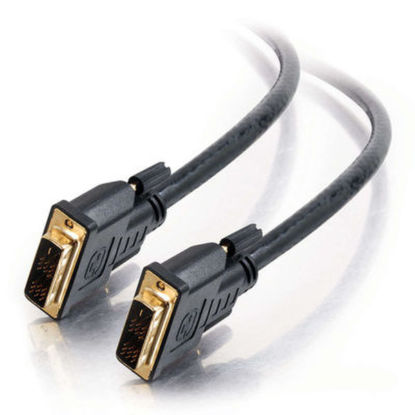 C2G 25ft Pro Series DVI-D Plenum 7.62м DVI-D DVI-D Черный DVI кабель