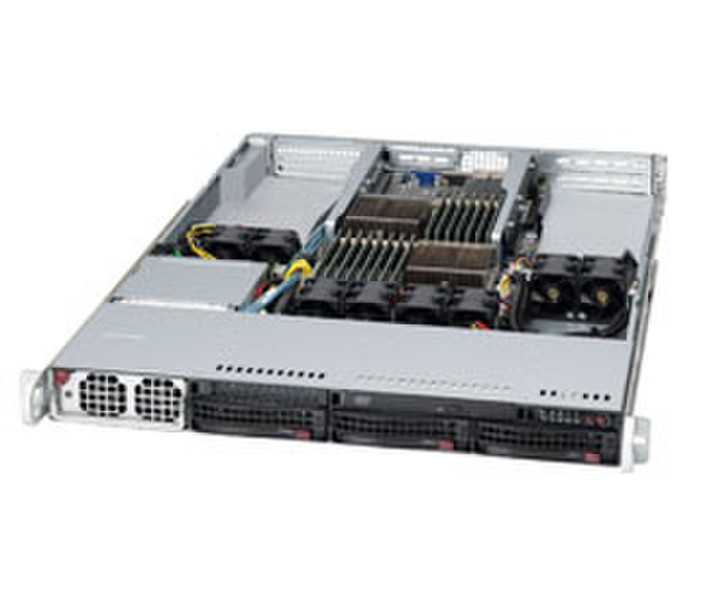 Supermicro AS-1022GG-TF AMD SR5690 Разъем G34 1U Черный server barebone система