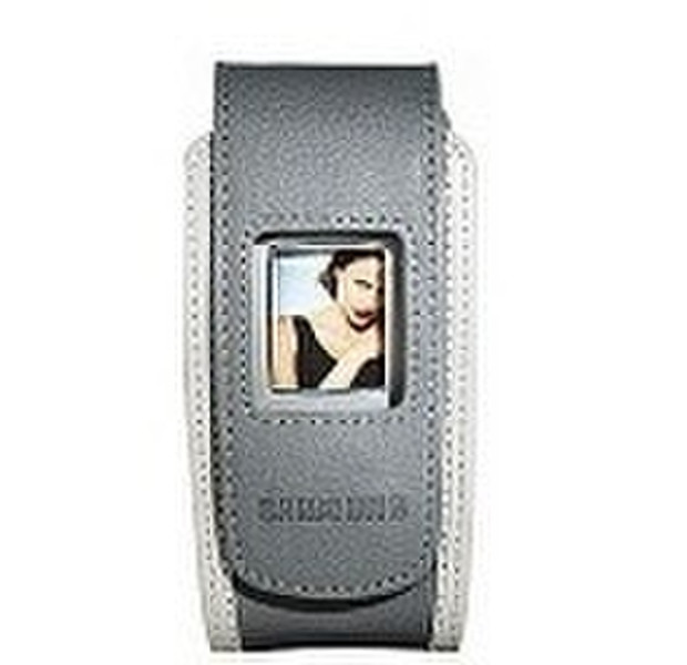 Samsung Leather Case, Grey Grau
