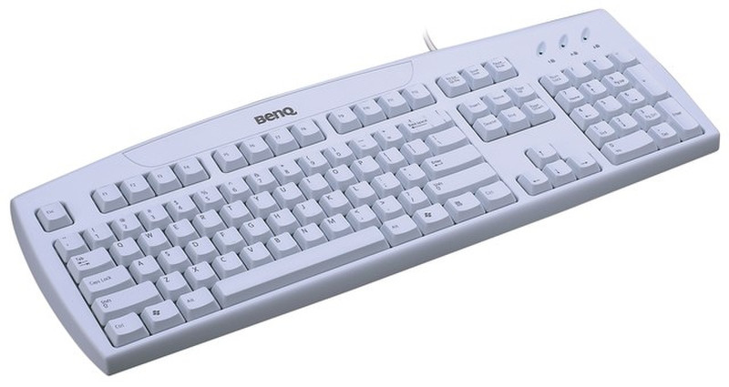 Benq Keyboard I100 PS2 Multimedia White PS/2 Weiß Tastatur