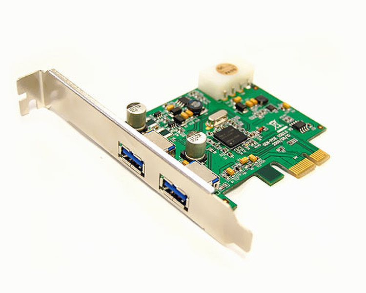 Bytecc PCIe - 2x USB 3.0 Card Eingebaut USB 3.0 Schnittstellenkarte/Adapter