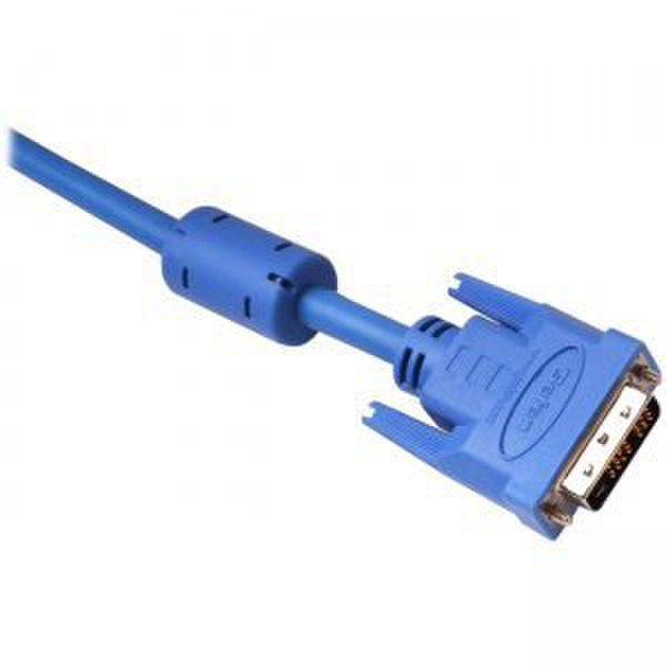 Gefen 6 ft, DVI-I 1.83m DVI-I DVI-I Blue DVI cable
