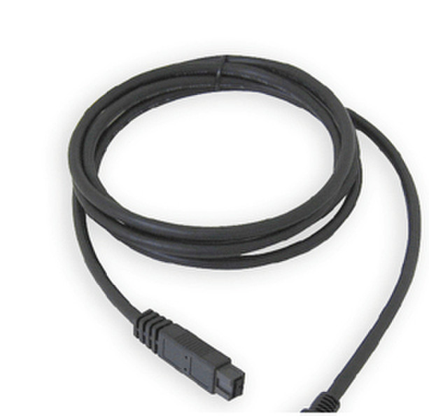 Siig CB-894012-S3 2m Black firewire cable