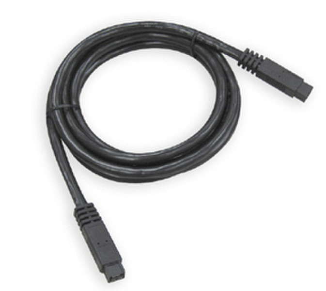 Siig CB-899012-S3 2m Black firewire cable