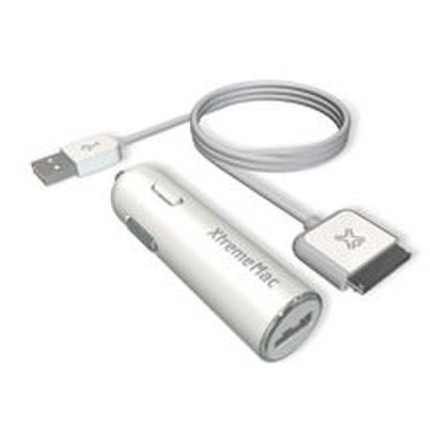 XtremeMac InCharge Auto, White Auto White mobile device charger