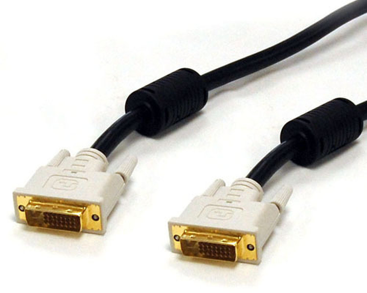 Bytecc DVI-D15 4.5m DVI-D DVI-D Black,White DVI cable