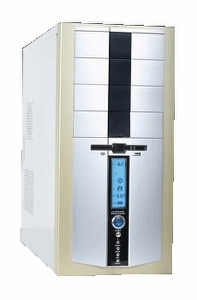 Eurocase Q3 400W PFC LCD Midi-Tower 400Вт Белый системный блок