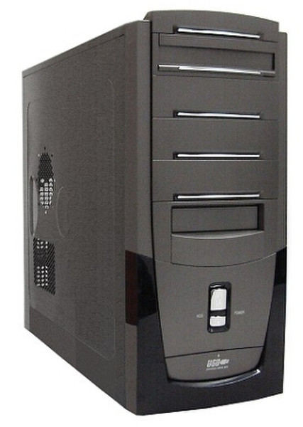 KME CX-5762 black Midi-Tower Black computer case