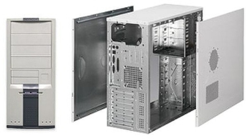 KME CX-2362 PZ-400W black Midi-Tower 400W Beige computer case