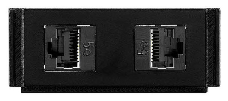 AMX HPX-N102-RJ45 Black outlet box