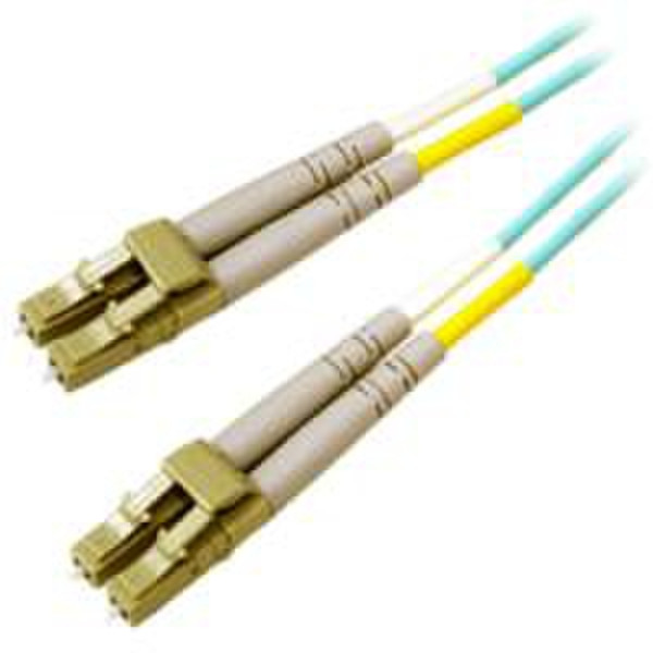 Cables Unlimited 10Gbps LC to LC Aqua Fiber Patch Cable 50/125 15 m 15m LC LC Blau
