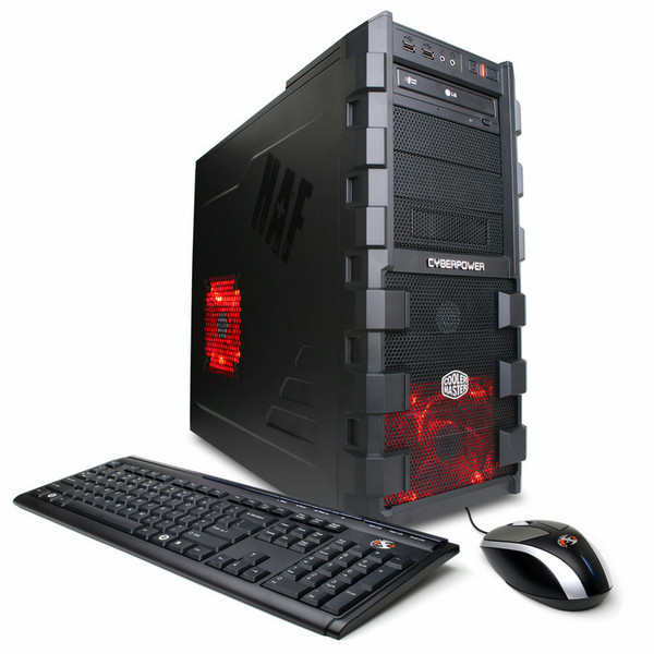 CyberpowerPC GXI220 3.3GHz i5-2500K Black,Red PC PC