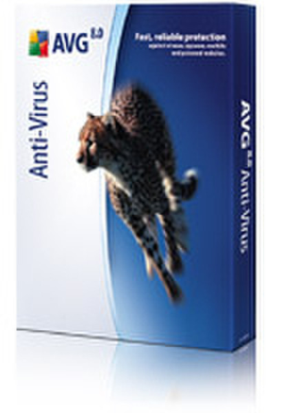 AVG File Server Edition 8.0, 2 users, 1 Year