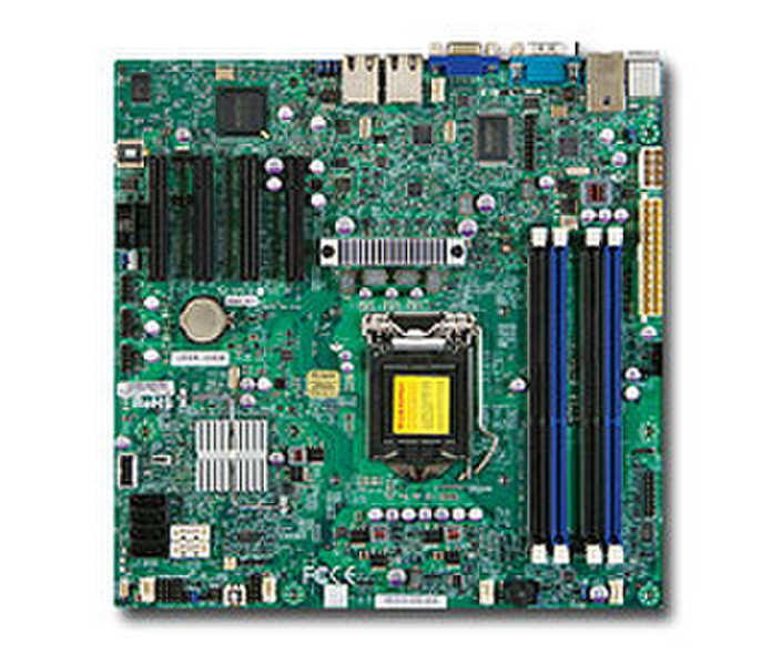 Supermicro X9SCM-F Intel C204 Socket H2 (LGA 1155) Микро ATX материнская плата для сервера/рабочей станции