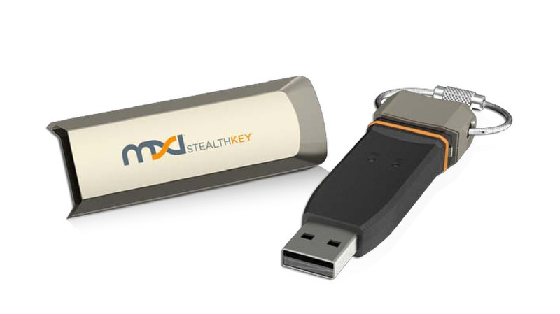 Memory Experts Stealth Key M550 1GB non-FIPS 1GB USB 2.0 Type-A Black,Grey USB flash drive