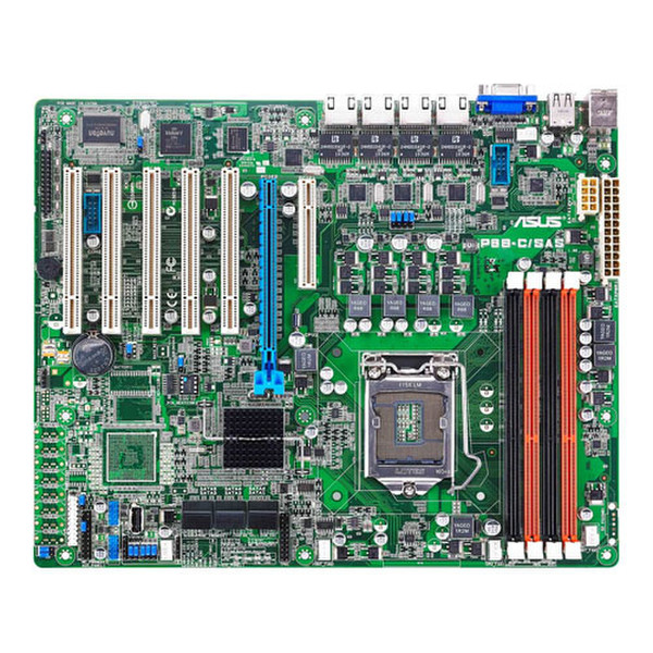 ASUS P8B-C/4L Intel C202 материнская плата для сервера/рабочей станции