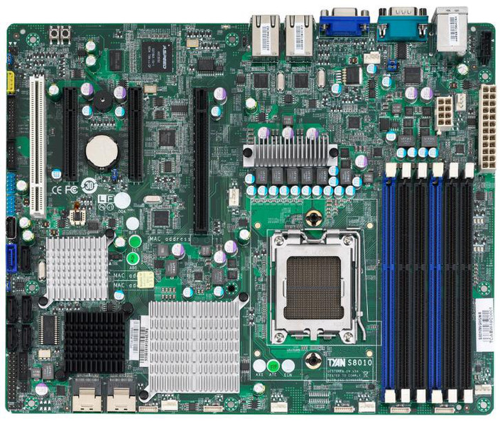 Tyan S8010 AMD SR5670 Socket C32 ATX материнская плата для сервера/рабочей станции