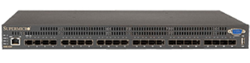 Supermicro SSE-X24S Managed L3 1U Black network switch