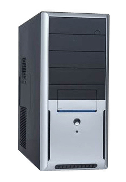 Eurocase 880 350W black/silver Midi-Tower 350W Black,Silver computer case