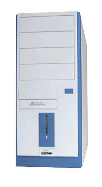 Eurocase 5470A 400W white/blue Midi-Tower 400W White computer case