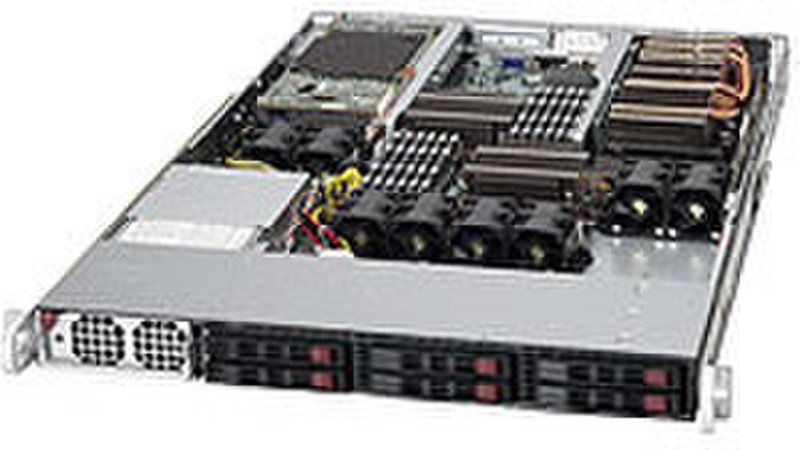 Supermicro 1026GT-TF-FM207 Intel 5520 Socket B (LGA 1366) 1U Черный