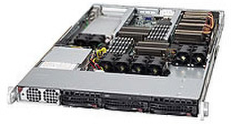 Supermicro 6016GT-TF-FM107 Intel 5520 Socket B (LGA 1366) 1U Черный