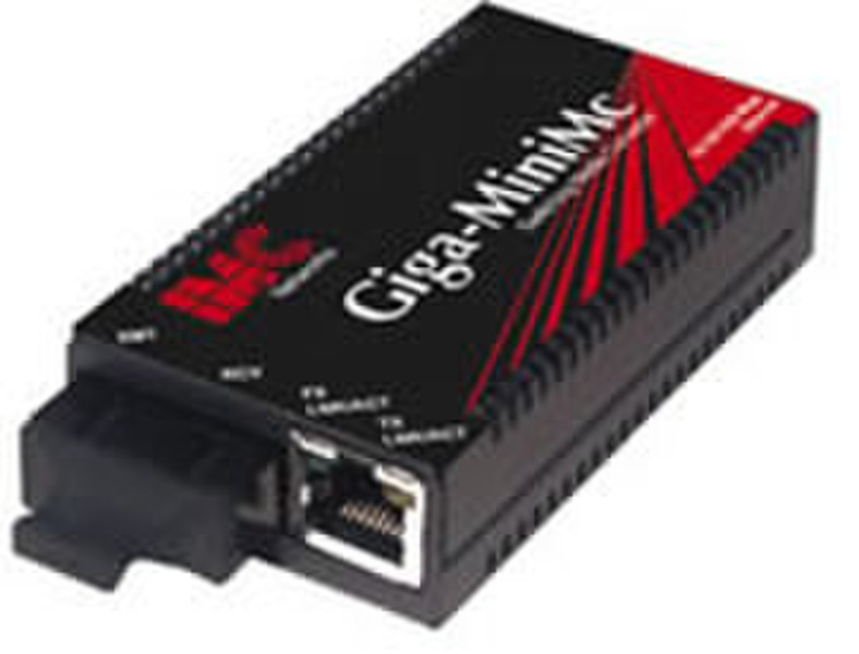 IMC Networks Giga-MiniMc, TX/SX-MM850-SC + Adapter network media converter