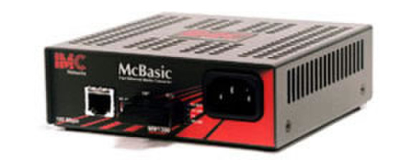 IMC Networks McBasic, TP/FO-MM1300-ST 10Mbit/s network media converter