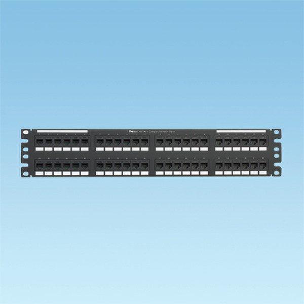 Panduit 48-port , NetKey, Category 5e, patch panel 2U patch panel