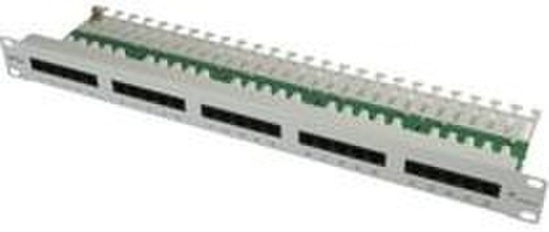 Telegärtner 25-port ISDN patch panel Cat.3 1U patch panel