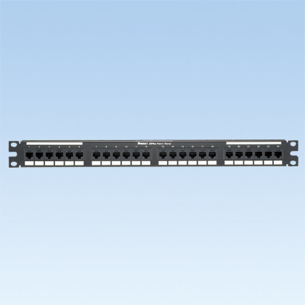 Panduit 24-port, Category 5e, patch panel 1U patch panel