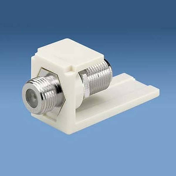 Panduit Coax jack, F-type, white Koaxialstecker