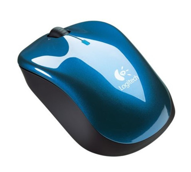 Logitech V470 Bluetooth Лазерный Для обеих рук Синий компьютерная мышь