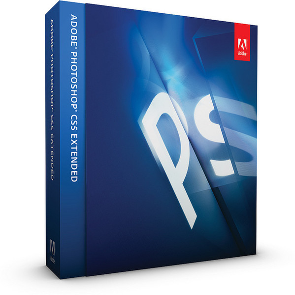 Adobe Photoshop CS5 Extended, Mac, VAR, RTL, DVD