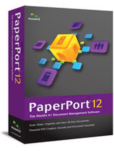 Nuance PaperPort Standard 12, 1u, GOV, ENG